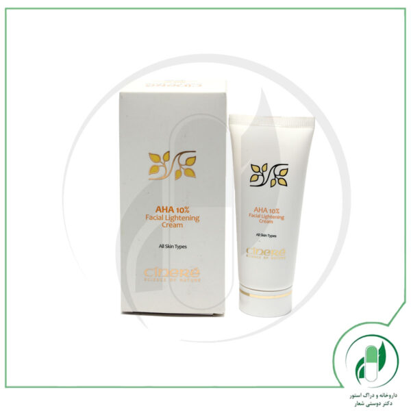 کرم آلفا هیدروکسی اسید آ اچ آ 10% سینره - cinere - Image 2