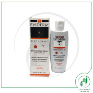 شامپو متعادل کننده چربی سبونورم دی اویدرم - Eviderm