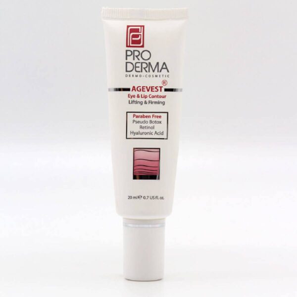 کرم ضد چروک دور چشم و دور لب ایج وست(Eye And Lip Contour Cream Agevest)Pro Derma - Image 2