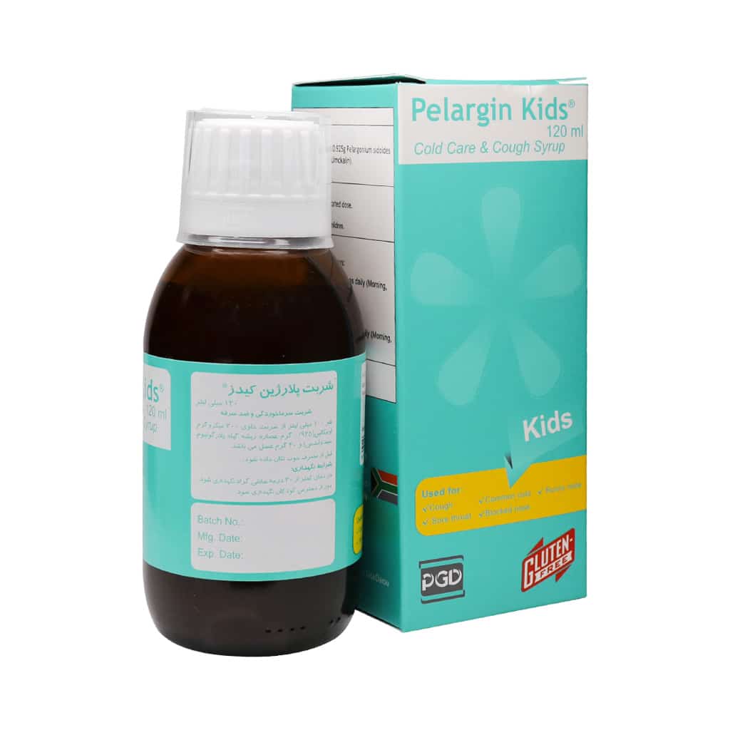Pars-Gita-Darou-Pelargin-Kids-Syrup-120 شربت پلارژین کیدز | پارس گیتا دارو - Image 1
