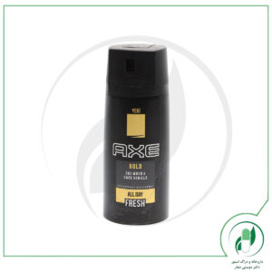 اسپری دئودورانت بدن گلد با رایحه چوب عود و وانیل تلخ اکس - Axe