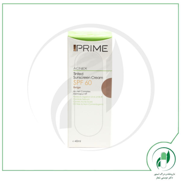 کرم ضد آفتاب رنگی SPF60 پریم - Prime