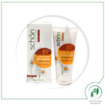 کرم ضد آفتاب رنگی شون + SPF50 مناسب پوست های خشک تا نرمال-Schon