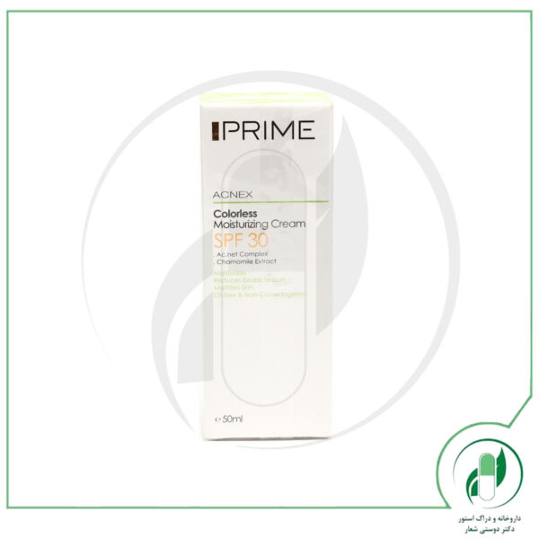 کرم مرطوب کننده بدون رنگ SPF30 پریم - Prime - Image 2