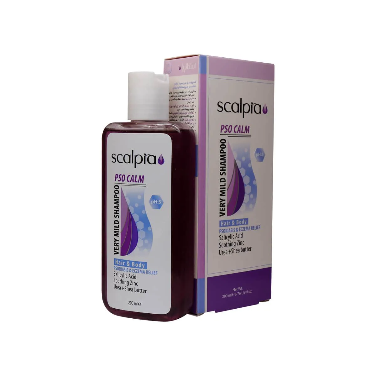 scalipa3 شامپو سر و بدن بسیار ملایم پوست های حساس | اسکالپیا - Image 1