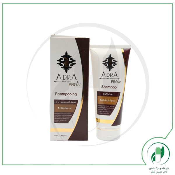 شامپو کافئین تقویت کننده و ضد ریزش مو آدرا - ADRA