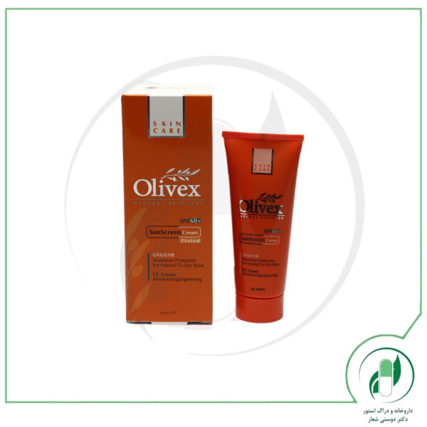 کرم ضد آفتاب مناسب پوست معمولی و خشک با SPF 60 الیوکس - olivex