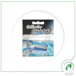 یدک تیغ اصلاح مچ تری توربوMach3 Turbo Cartridges - ژیلت - Gellette