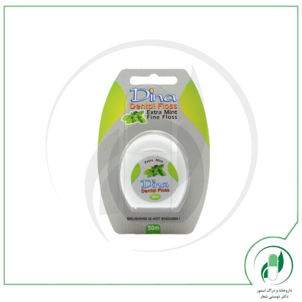 نخ دندان دینا مدل Extra Mint - Image 2