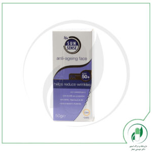 کرم ضد چروک صورت سان سنس SPF50 - unsense Anti Age SPF50 - ایگو - ego