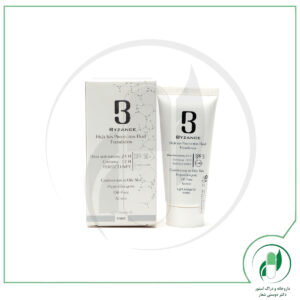 فلوئید ضد آفتاب کرم پودری +SPF50 پوست های چرب ( بژ روشن ) بیزانس - Byzance