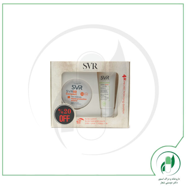 پک کامپکت و کرم ضد آفتاب سبیاکلییر SPF50 اس وی آر - SVR
