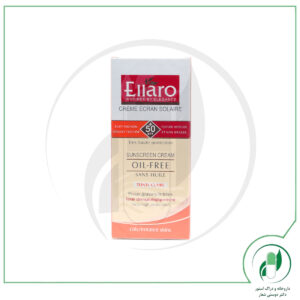 کرم ضد آفتاب فاقد چربی SPF50 الارو - Ellaro