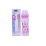 شیشه ول بیینگ سیلیکانی جریان سریع از 4 ماهگی - Well Being Bottle PP Fast 330 ml Silicone From 4 Month Green - Image 2