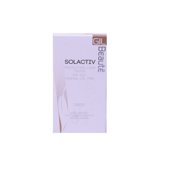 ضد آفتاب مینرال رنگی +SPF50 بژ طبیعی ژیل بوته - Sol active Mineral Oil free SPF50 GILBEAUTE