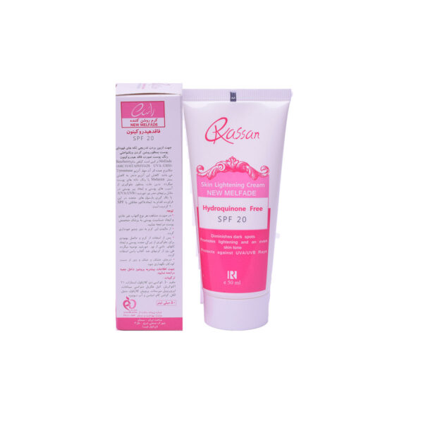 كرم روشن کننده و ازبين بردن تدريجي لكه هاي قهوه اي پوست راسن مدل نیو ملفید- New MelfadeHydriquinone - Image 2