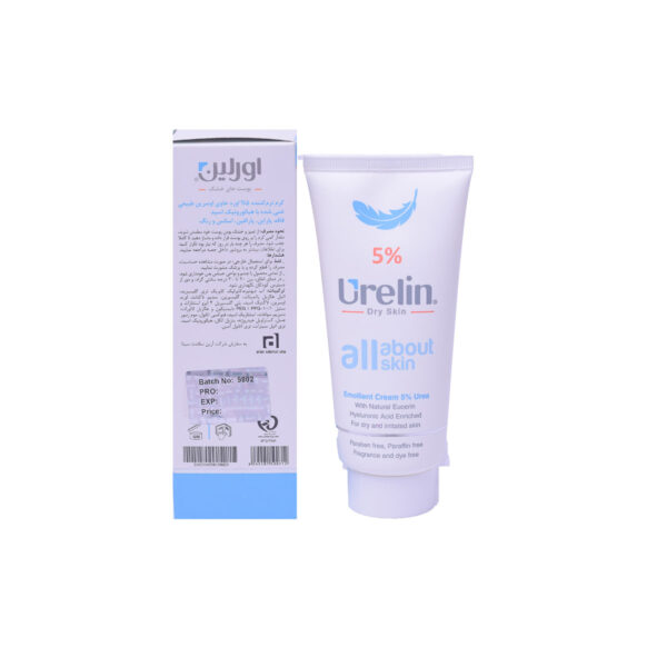 کرم اورلین 5 درصد - Urelin Emollient Cream 5% Urea - آرین سلامت سینا - Arian Salamat Sina - Image 2