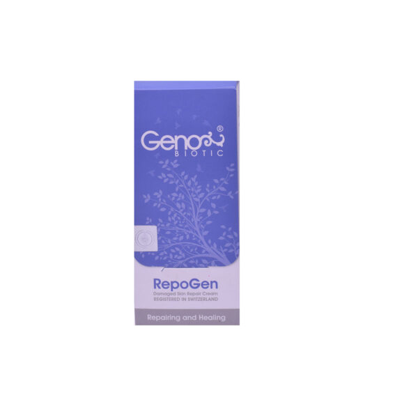 کرم مناسب پوست های آسیب دیده ریپوژن ژئوبایوتیک -Geno Biotic RepoGen Damaged Skin Repair Cream