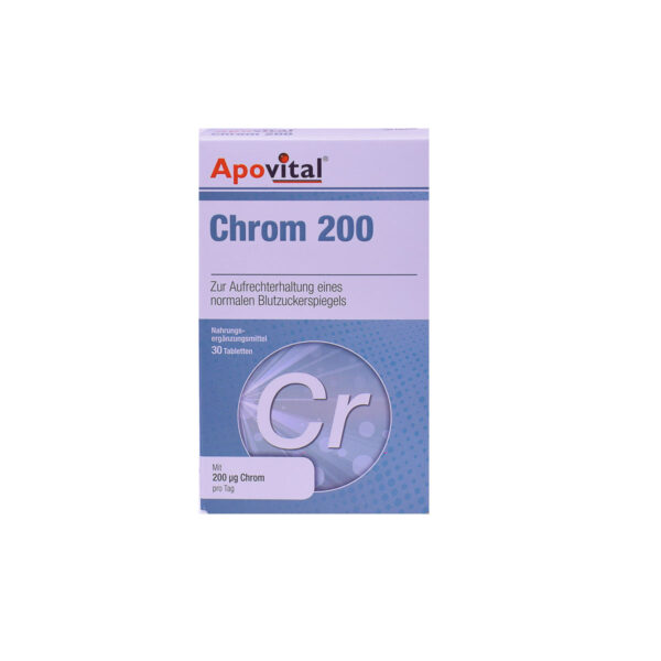کروم قرص200 آپوویتال-Chrom 200 Apovital