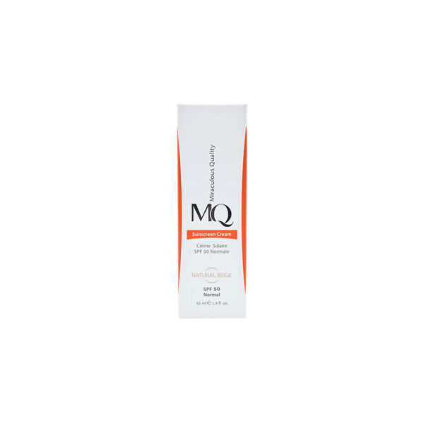 کرم ضد آفتاب نرمال بی رنگ SPF50 ام کیو-MQ - Image 3