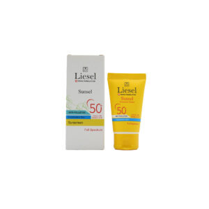 ضد آفتاب سانسل پوست مختلط بدون رنگ +SPF50 لایسل-Liesel