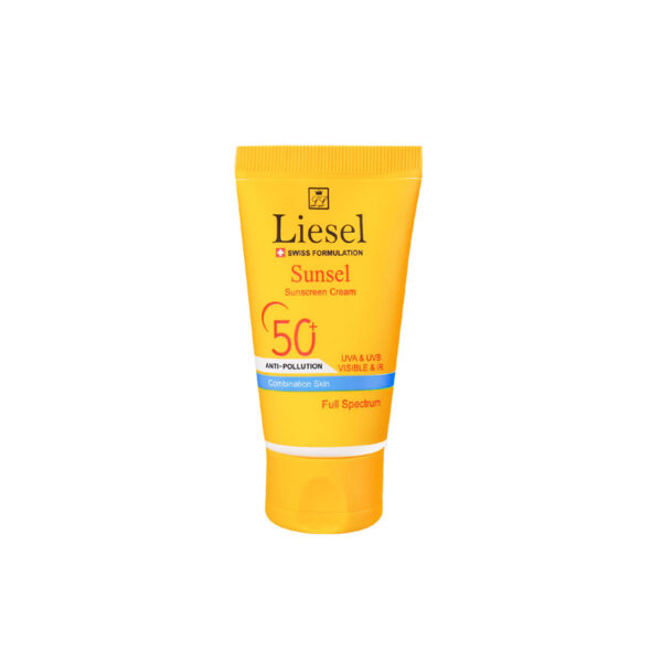 ضد آفتاب سانسل پوست مختلط بدون رنگ +SPF50 لایسل-Liesel - Image 2