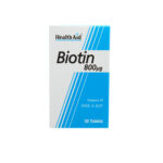 قرص بیوتین 800 میکروگرم مکمل تغذیه ای هلت آید- Health Aid