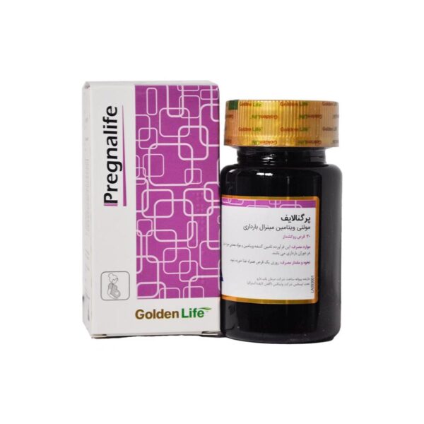قرص 30 عددی پرگنالایف مولتی ویتامین مینرال بارداری-Golden Life