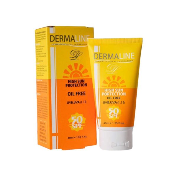 کرم ضد آفتاب فاقد چربی درمالاین SPF50 درمالاین - Dermaline