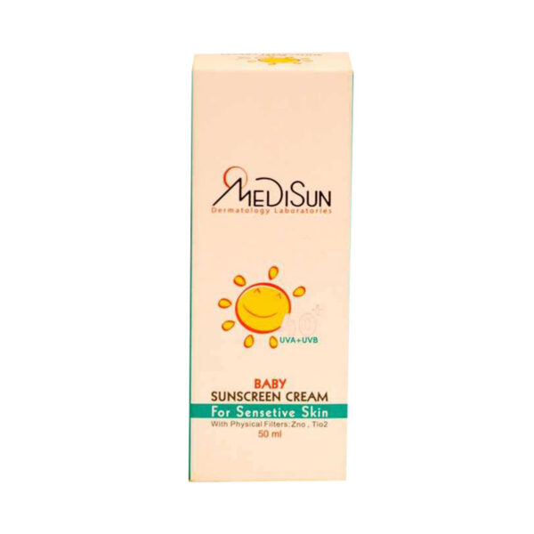 کرم ضد آفتاب کودکان مخصوص پوست حساس مدیسان - Medisun