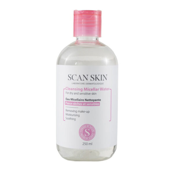 محلول پاک کننده آرایش پوست خشک و حساس اسکن اسکین-Scan Skin