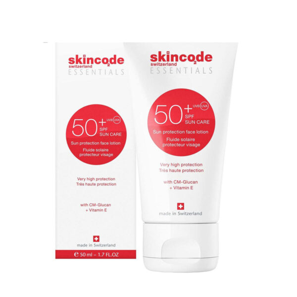 لوسیون ضد آفتاب صورت SPF50 اسکن کد-SkinCode