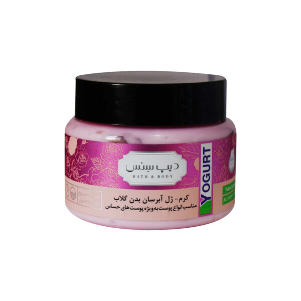 کرم ژل آبرسان بدن گلاب دیپ سنس-deep sense - Image 2