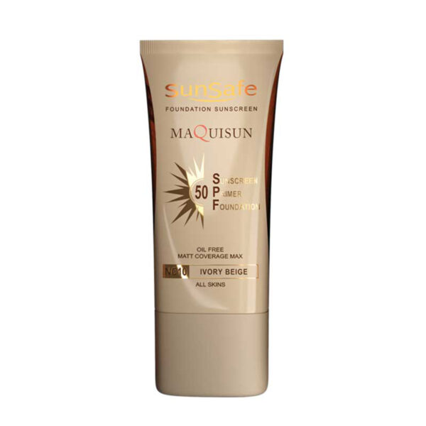 ضد آفتاب کرم پودری و پرایمری  بژ عاجی | سان سیف - Image 2