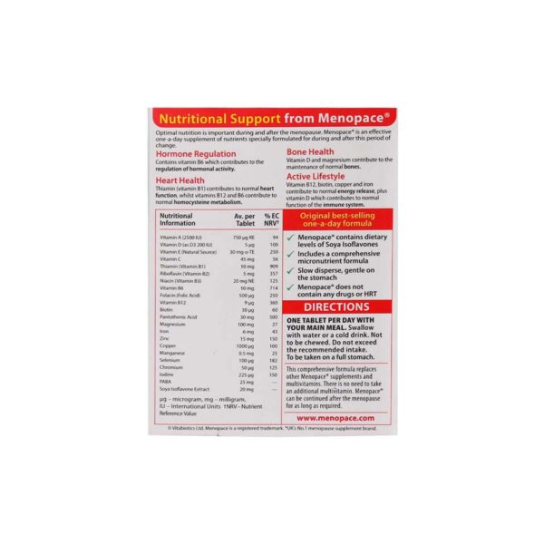 قرص منوپیس ویتابیوتیکس -Vitabiotics - Image 3