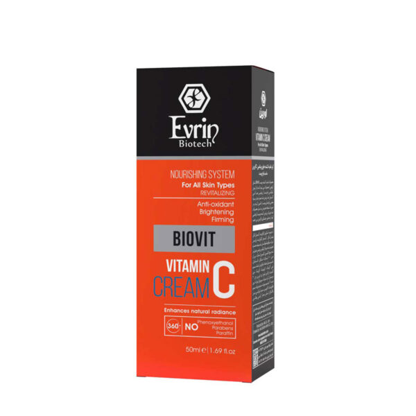 کرم تغذیه کننده حاوی ویتامین C اورین مناسب انواع پوست 50 میلی لیتر-Evrin - Image 2
