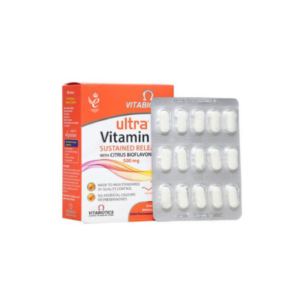 قرص اولترا ویتامین ث  60 عددی ویتابیوتیکس-Vitabiotics