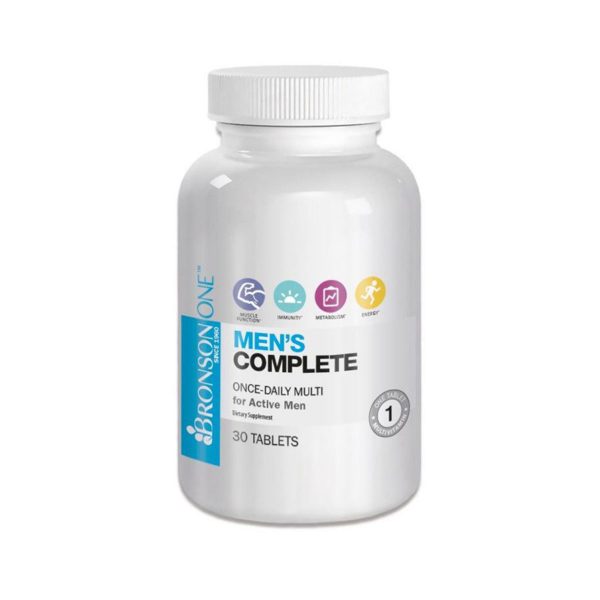 قرص مولتی ویتامین منز کامپلیت برونسون 30 عدد-Bronson Mens Complete Multi Vitamin