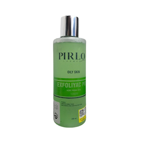 تونر کنترل کننده چربی پیرلو مناسب پوست مختلط، چرب و مستعد آکنه-Pirlo Exfoliyac Pir Acne Prons Skin Toner