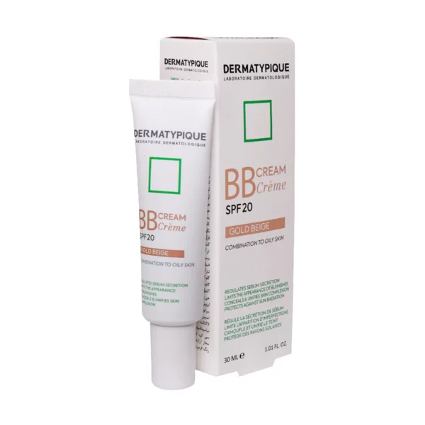 بی بی کرم SPF20 درماتیپیک مناسب پوست چرب و مختلط ـ Dermatypique BB Cream Spf 20 For Combination To Oily Skin 30 ml ـ درماتیپیک