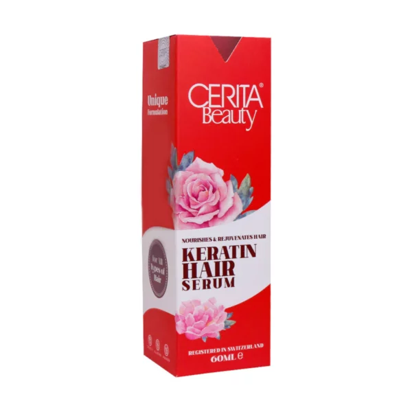 سرم ترمیم کننده تار مو حاوی ویتامین E و کراتین سریتا مناسب برای انواع مو_ Cerita Ceratin Hair Serum For All Hair_ سریتا