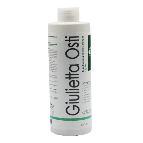 شامپو B5 کنترل کننده چربی پوست سر جولیتا اُستی ـ Giulietta Osti Wheat protein Hair Shampoo 350 mlـ جولیتا استی