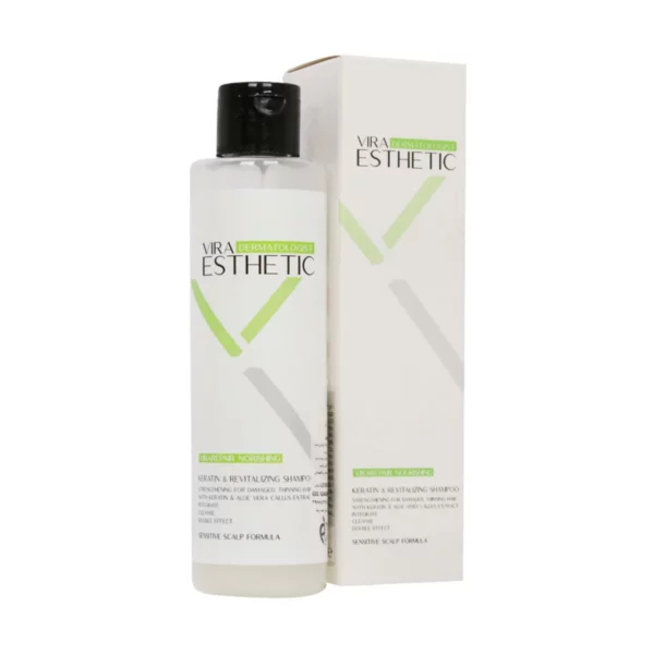 شامپو تقویت کننده ویرا استتیک حاوی کافئین _ Viraesthetic Fortifying Hair Shampoo With Amino Acids And Caffeine_ ویرااستتیک