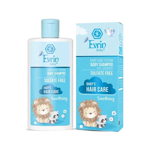 شامپو کودک مناسب موهای شوره دار ـ Evrin Anti Dandruff Baby Shampoo ـ اورین