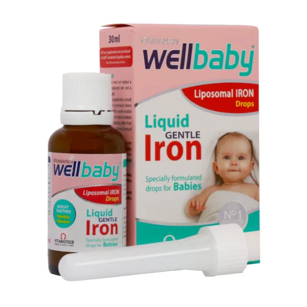 قطره آهن ول بیبی ویتابیوتیکس 30 میلی لیتر ـ Vitabiotics Well Baby Liposomal Iron Drops ـ ویتابیوتیکس