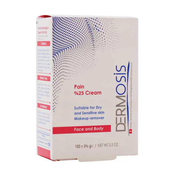 پن کرمی 25 درصد درموسیس 100 گرم _ Dermosis Pain 25 Percent Cream Face and Body 100g _درموسیس