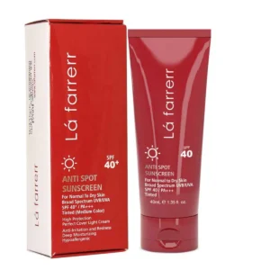 کرم ضد افتاب ضد لک پوست خشک