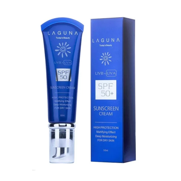 کرم ضد آفتاب پوست خشک لاگونا(بی رنگ) ـ Laguna Dry Skin Sunscreen Cream ـ لاگونا