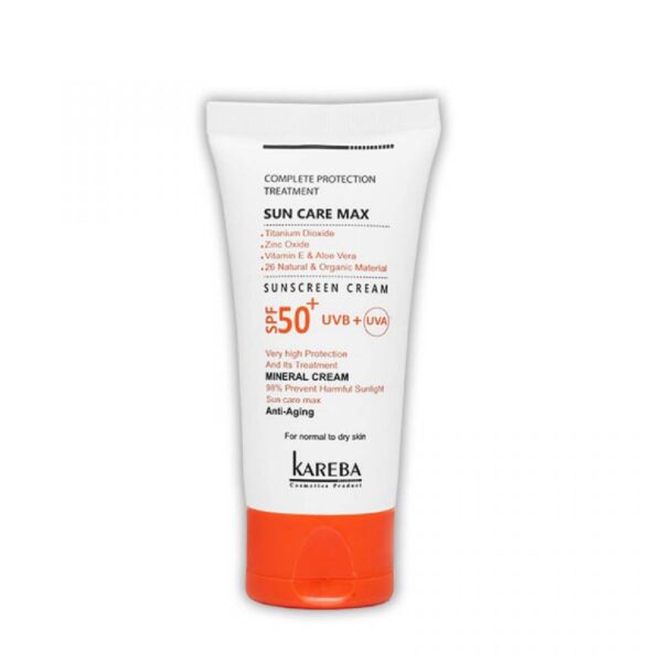 ضد آفتاب پوست خشک و حساس کاربا بی رنگ SPF50 - Image 2