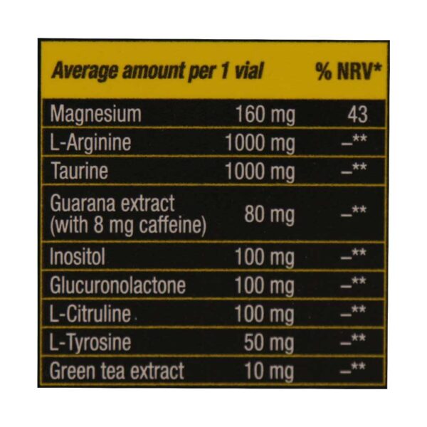 ویال خوراکی انرژی شات ۶ عددی | یوروویتال - Image 2